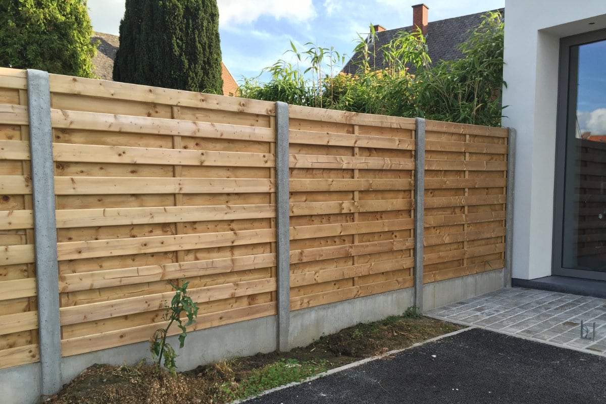 wood fence panel